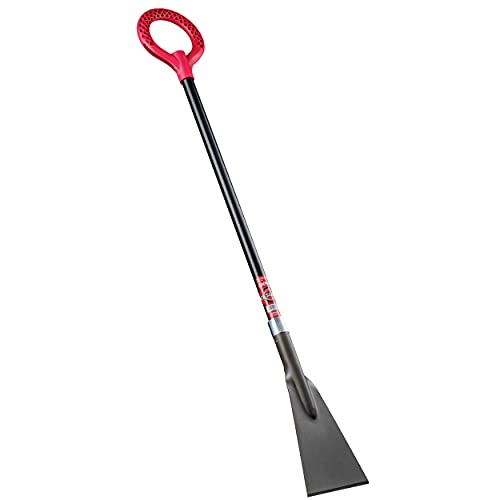 Radius Garden Radius Grey Long-Handled Steel Ice Scraper/Chopper, 7 x 53 Inch