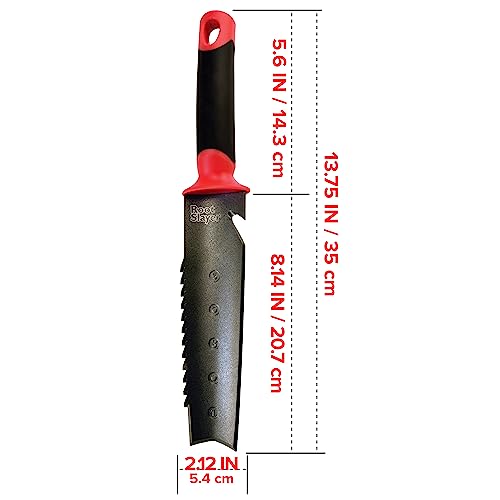 Radius Garden Root Slayer Soil Knife with Holster: Simplified Tool for Gardeners